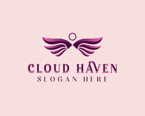 Heaven - Spiritual Heavenly Wings logo design
