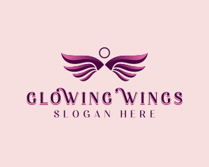 Spiritual Heavenly Wings logo design