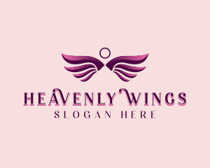 Spiritual Heavenly Wings logo design