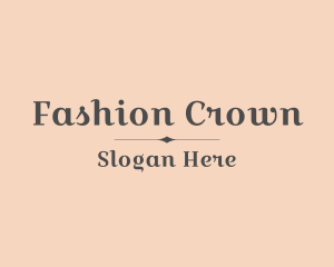 Luxury Elegant Fashion logo design