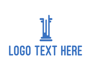 Justice - Digital Pillar Law logo design