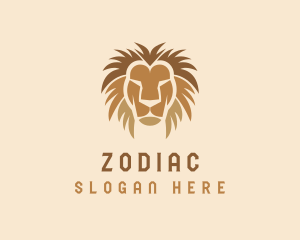 Wild Lion Head Logo