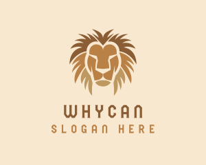 Pride - Wild Lion Head logo design