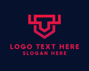 Sigil - Geometric Shield Defense logo design
