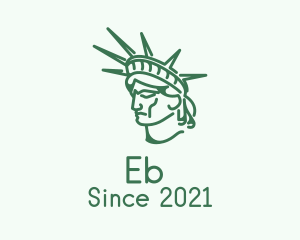United States - Statue of Liberty Head logo design