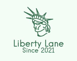 Statue of Liberty Head  logo design