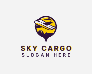 Flight Travel Airplane logo design