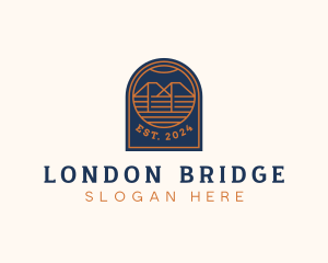 Construction Bridge Structure logo design