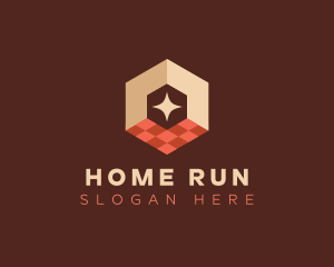 Home Tile Flooring logo design