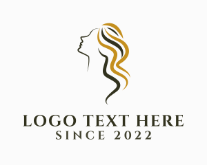 Clothing Line - Woman Hairdressing Salon logo design
