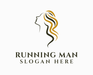 Woman Hairdressing Salon Logo