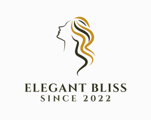 Model - Woman Hairdressing Salon logo design