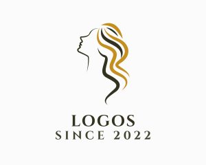 Female - Woman Hairdressing Salon logo design