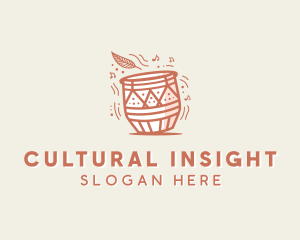 Djembe African Drums logo design