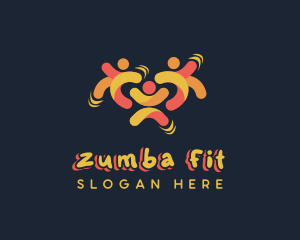 Zumba - Dance Choreography Studio logo design