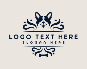 Swoosh - Dog Bone Grooming logo design