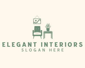 Decorator - Interior Furniture Decoration logo design