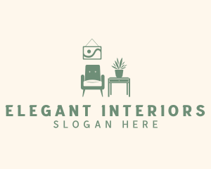 Interior Furniture Decoration logo design