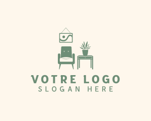 Upholsterer - Interior Furniture Decoration logo design