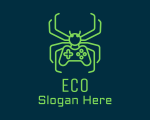Minimalist Gaming Spider  Logo