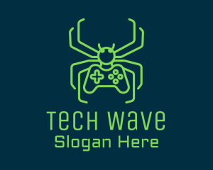 Minimalist Gaming Spider  Logo