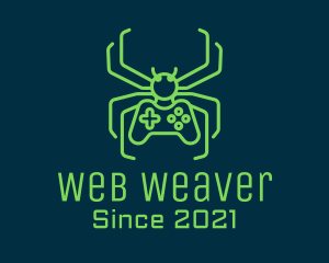 Minimalist Gaming Spider  logo design