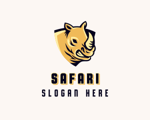Wild Rhino Safari logo design