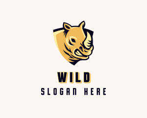 Wild Rhino Safari logo design