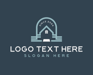 Roof - Roof Realtor Construction logo design