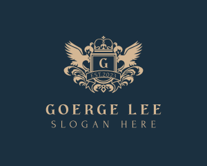 Eagle - Elegant Regal Bird Crest logo design