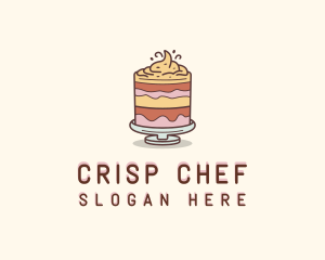 Cake Dessert Pastry logo design