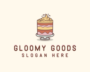 Cake Dessert Pastry logo design