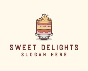 Cake Dessert Pastry logo design