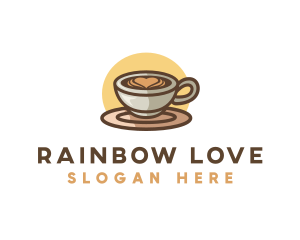 Love Cappuccino Coffee logo design