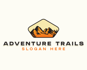 Mountain Travel Adventure logo design