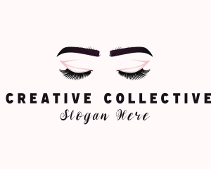 Woman Eyelash Aesthetic logo design