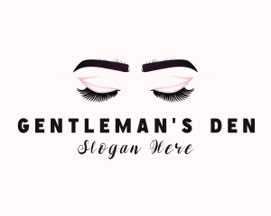 Woman Eyelash Aesthetic logo design