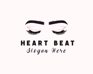 Woman Eyelash Aesthetic logo design