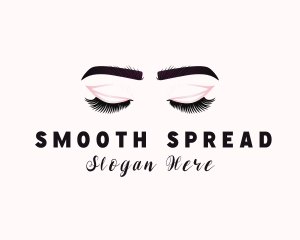 Woman Eyelash Aesthetic logo design