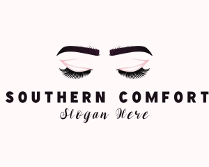 Woman Eyelash Aesthetic logo design