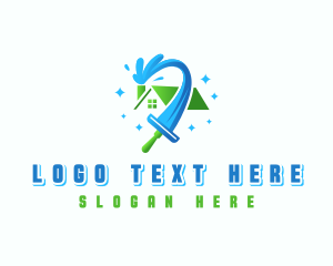 Tool - Wiper House Cleaning logo design