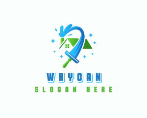 Wiper House Cleaning Logo