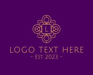 Linear - Stylish Decoration Interior Design logo design