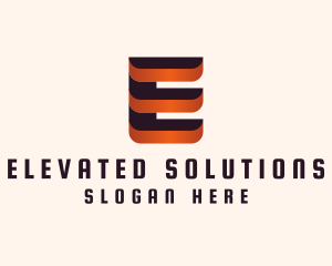 Generic Letter E Fabrication Company logo design