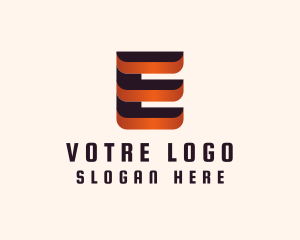 Architect - Generic Letter E Fabrication Company logo design