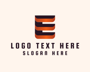 Construction - Generic Letter E Fabrication Company logo design