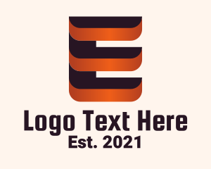 Fabrication - Letter E Fabrication logo design