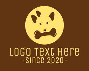 Dog Cafe - Dog Bone Food logo design