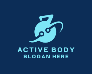 Physical - Physical Fitness Technology logo design