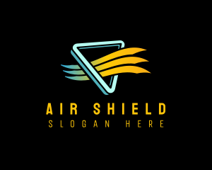 Air Condition Wind Breeze logo design